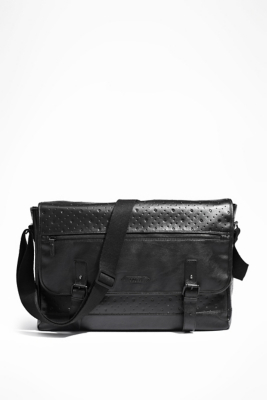 black skull messenger bag