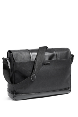 LogoEmbossed Messenger Bag