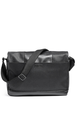 LogoEmbossed Messenger Bag