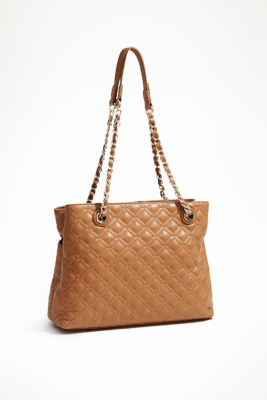 Quilted Leather Tote