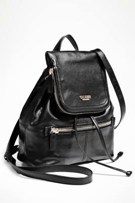 guess leather backpack