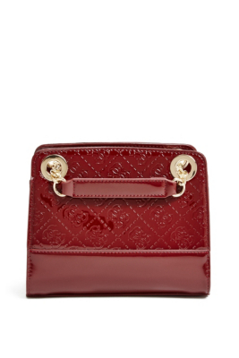 red patent crossbody bag