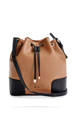 FauxLeather Bucket Bag