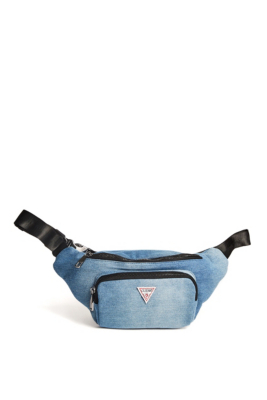 guess logo fanny pack