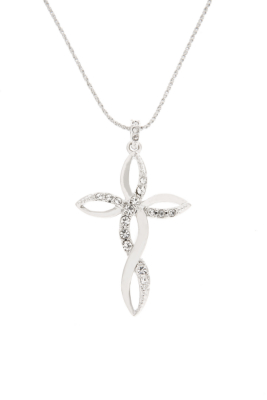 Twisted Cross Necklace