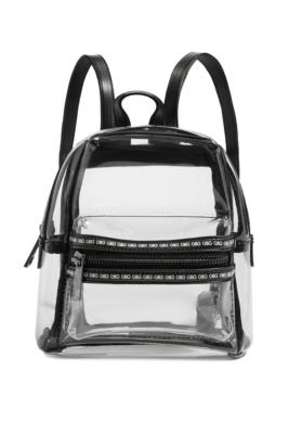 guess clear mini backpack