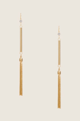 GoldTone Fringe Earrings