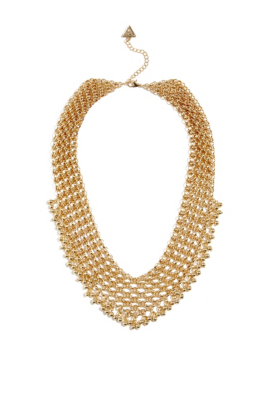 GoldTone Ball and Chain Necklace