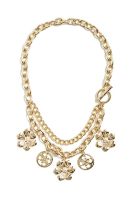 Hannah Floral Charm Necklace