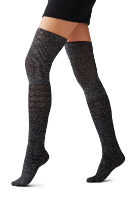 Metallic Over-the-Knee Socks | GUESS.com