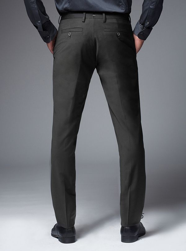 Sateen Slim-Fit Suit Pants | GUESS.ca