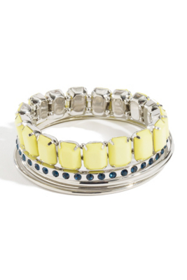 Yellow Beaded Bangle Set GUESS.ca