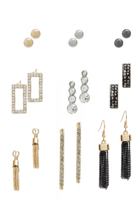 Emma MultiTone Earrings Set