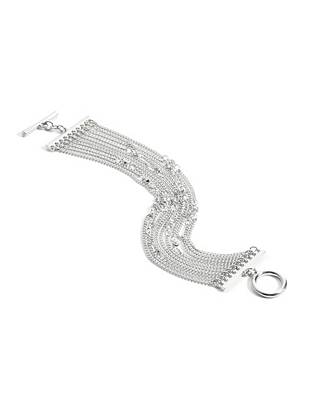 Silver-Tone Multi-Layer Bracelet | GbyGuess.com