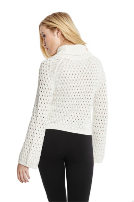 Nora Cropped Turtleneck Sweater | GUESS by Marciano