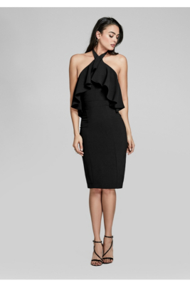 Ruffle Halter Dress GUESS by Marciano