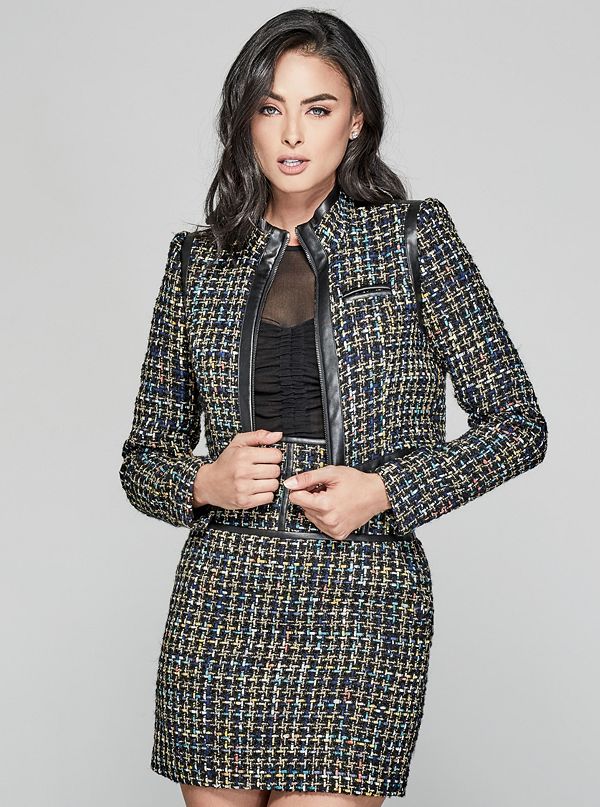 Image result for guess tweed jacket