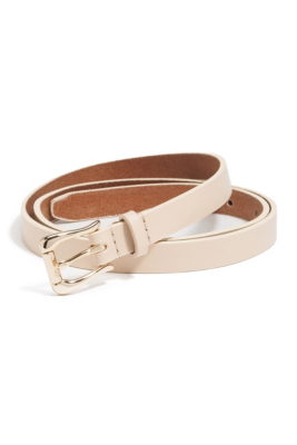 Leather Skinny Belt | GUESS.com