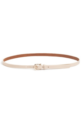 Leather Skinny Belt | GUESS.com