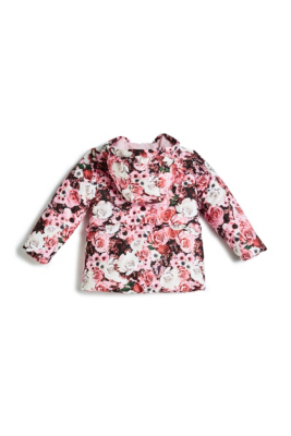 Floral Puffer Jacket (0-24m) | GUESS.com
