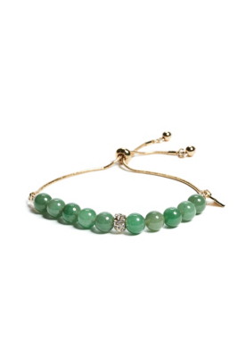 Jade Bead Bracelet | GUESS.com