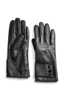 Jeweled Leather Gloves | GUESS.com