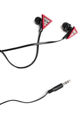 Black Logo Earbuds
