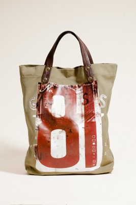 guess canvas tote