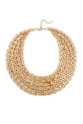 Gold-Tone Multi-Chain Statement Necklace | GUESS.com