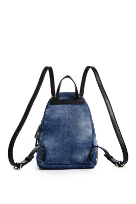 Leeza Denim Mini Backpack GUESS.ca