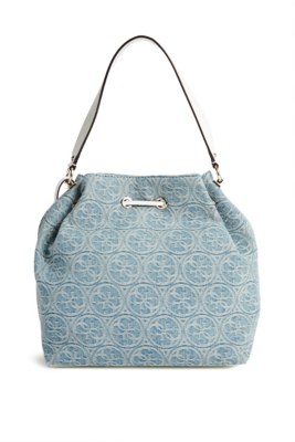 Juliana Bucket Bag in Denim | GUESS.ca