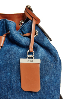 Camylle Denim Bucket Bag
