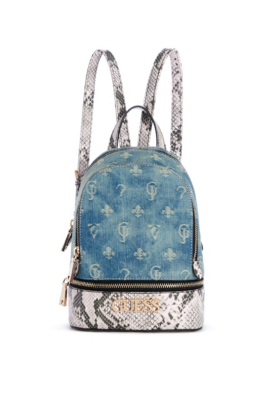 Skye Denim Logo Backpack
