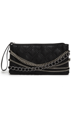 Amya Quilted Clutch | GbyGuess.com