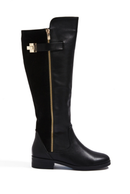 Alaya Side Zip Boots | GuessFactory.com