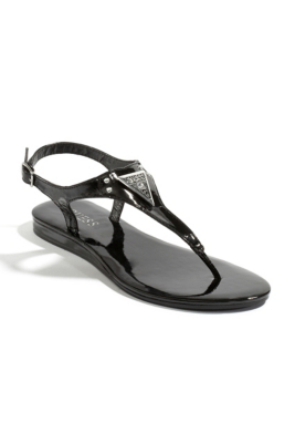 GUESS Carmela T-Strap Sandals | eBay