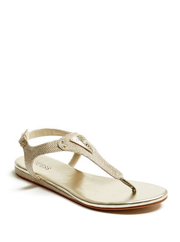 Carmela T-Strap Sandals | GbyGuess.com
