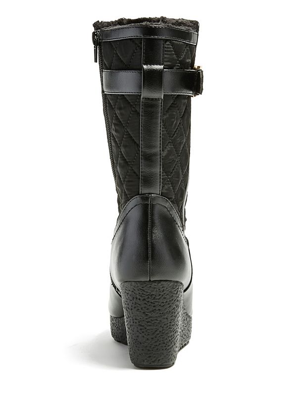 Hye Wedge Snow Boots | GuessFactory.com