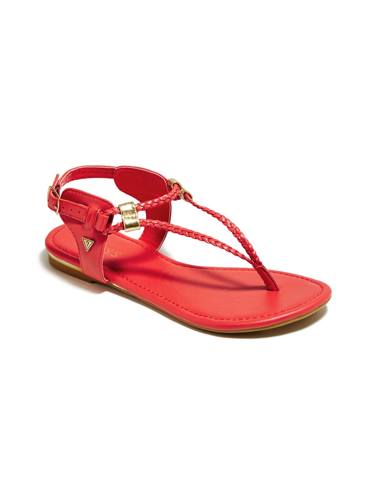 GUESS KAYLA Braided Flat Sandals | eBay