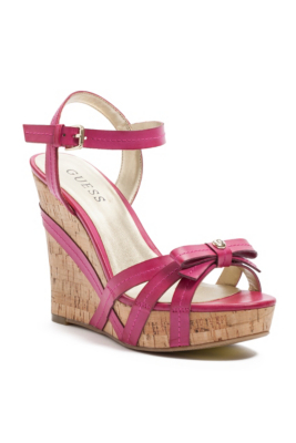 GUESS Topsy Open-Toe Wedge Sandals | eBay