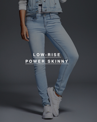 low rise curvy skinny jeans
