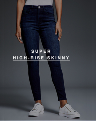 guess high waisted skinny jeans