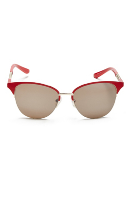 Round Half-Frame Sunglasses GbyGuess.com