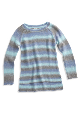 Girl Janey Metallic Stripe Sweater Guess Factory Canada