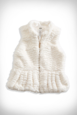 Little Girl FauxFur Zip Vest (26x)