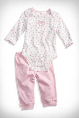 Newborn Girl Bodysuit and Leggings Gift Set (09M)