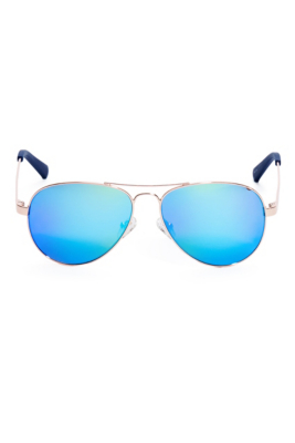 Illiana Mirrored Aviator Sunglasses | GUESS.com