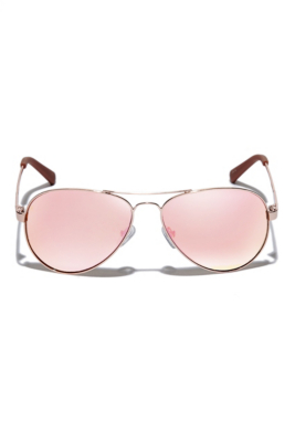 Illiana Mirrored Aviator Sunglasses