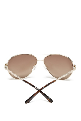 Catherine Rhinestone Aviator Sunglasses