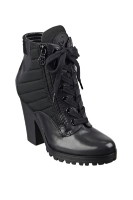 Chady Quilted LaceUp Booties
